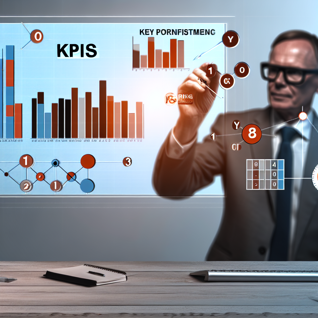 KPI ve risk ölçümü için görsel grafik