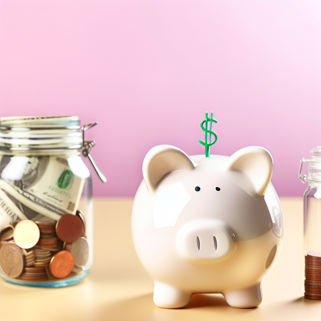 Tasarruf hedeflerini gösteren örnek tablo ve grafik görsel