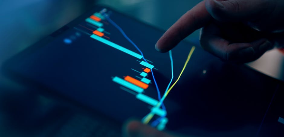 Fintech verilerinin yapay zeka ile analiz edilmesini gösteren grafik